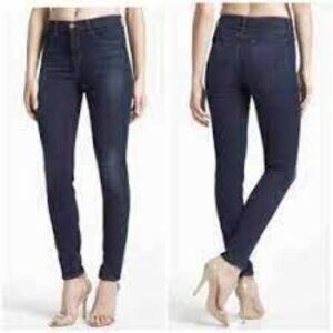 J Brand Maria Dark Wash High Rise Skinny Jean in Starless 29